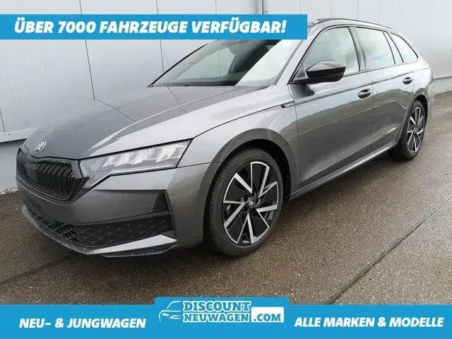 Graphitgrau metallic Neu 2025 Skoda Octavia SportLine Kombi | 36.290 € (Guter Preis) - Bild 1/3