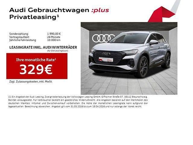 Gebraucht Audi Q4 e-tron Ambiente 125 kW (170 PS) 2025 Florettsilber metallic SUV