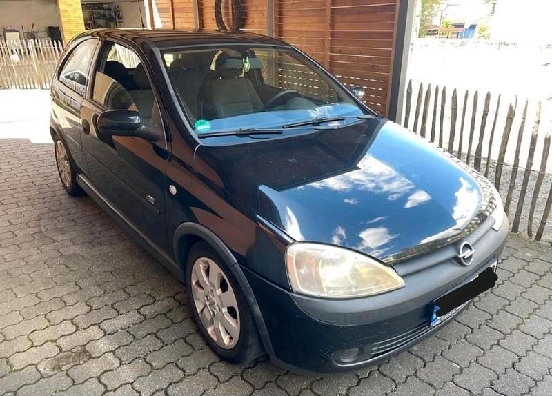 Schwarz Gebraucht 2003 Opel Corsa Sport Kleinwagen | 500 € (Guter Preis) - Bild 1/4