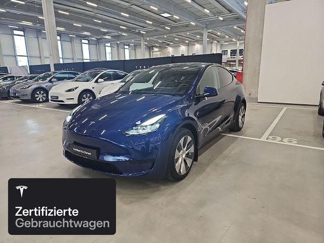 Deep blue metallic Gebraucht 2022 Tesla Model Y RWD SUV | 35.600 € (Fairer Preis) - Bild 1/4