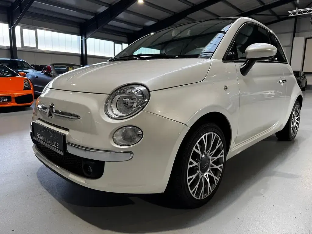 Gebraucht Fiat 500 Lounge 69 PS (50 kW) 2009 Weiß Cabrio