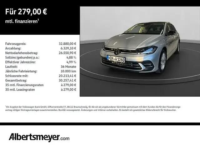 Silber Neu 2025 VW Polo Style Kleinwagen | 32.879 € - Bild 1/4