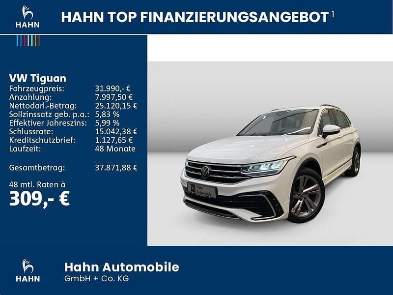 Gebraucht VW Tiguan R-line 150 PS (110 kW) 2024 Pure white SUV