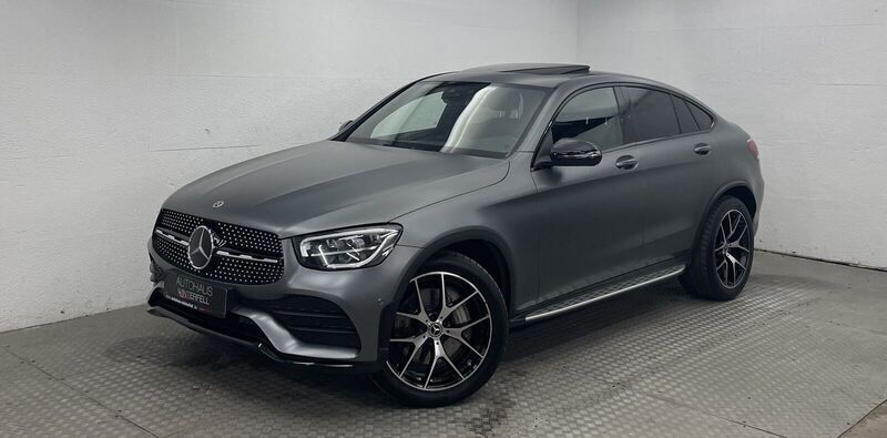Magno selenitgrau Gebraucht 2021 Mercedes GLC400d AMG Coupé | 52.400 € (Fairer Preis) - Bild 1/4