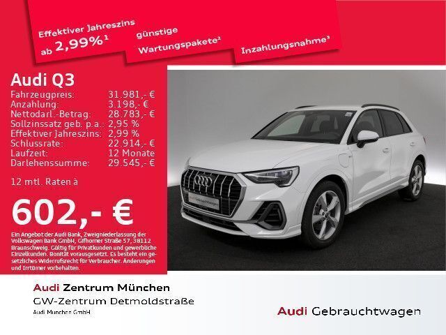 Ibisweiß Gebraucht 2022 Audi Q3 Ambiente SUV | 32.449 € (Fairer Preis) - Bild 1/2