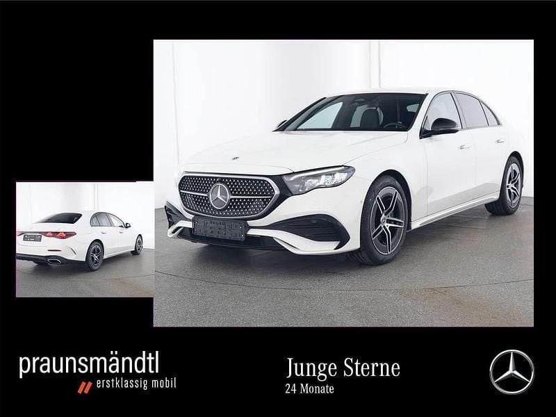 Unilack polarweiß Gebraucht 2024 Mercedes E200 AMG Limousine | 46.490 € (Guter Preis) - Bild 1/4