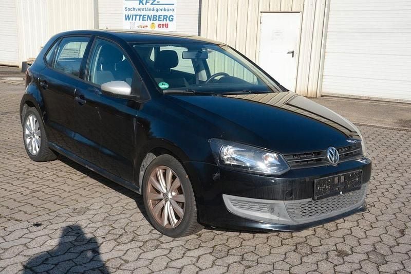 Gebraucht VW Polo Trendline 60 PS (44 kW) 2012 Schwarz Kleinwagen