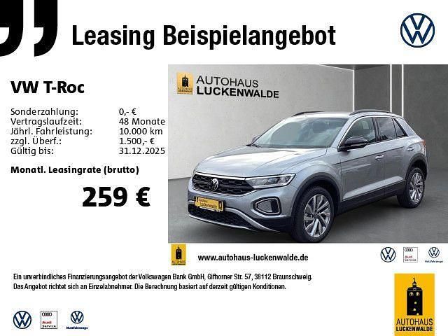 Silber Neu 2025 VW T-Roc Goal SUV | 35.444 € (Fairer Preis) - Bild 1/4
