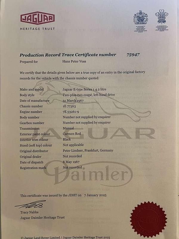 Gebraucht Jaguar E-Type 264 PS (194 kW) 1967 Rot Coupé