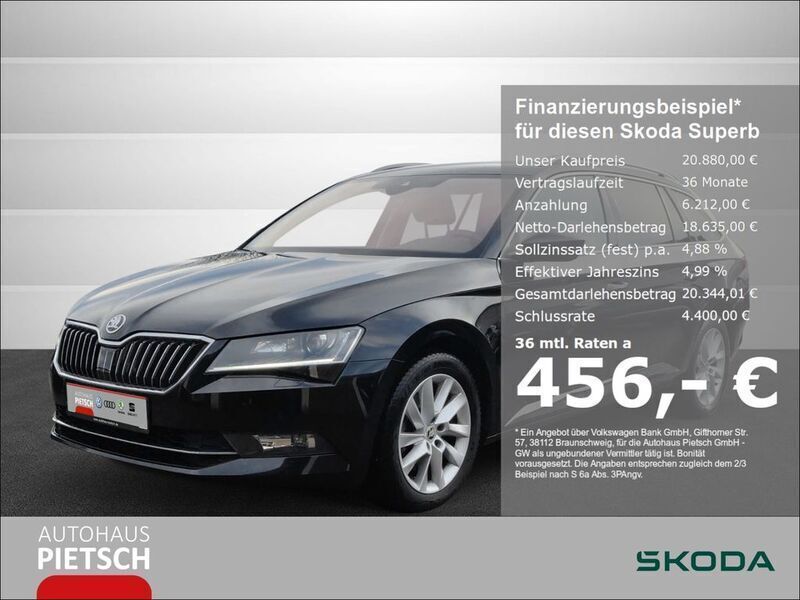 Schwarz Gebraucht 2017 Skoda Superb Style Kombi | 20.880 € (Etwas zu teuer) - Bild 1/4