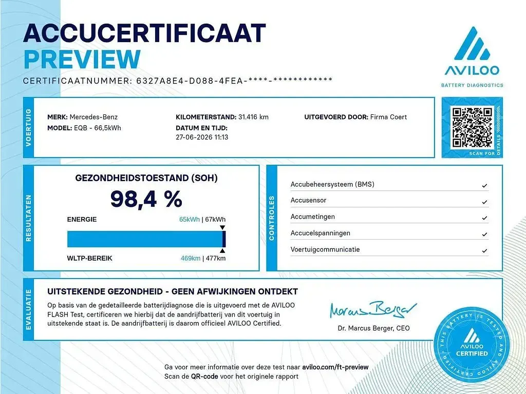 Gebraucht Mercedes EQB250 Business 139 kW (190 PS) 2023 Weiß SUV