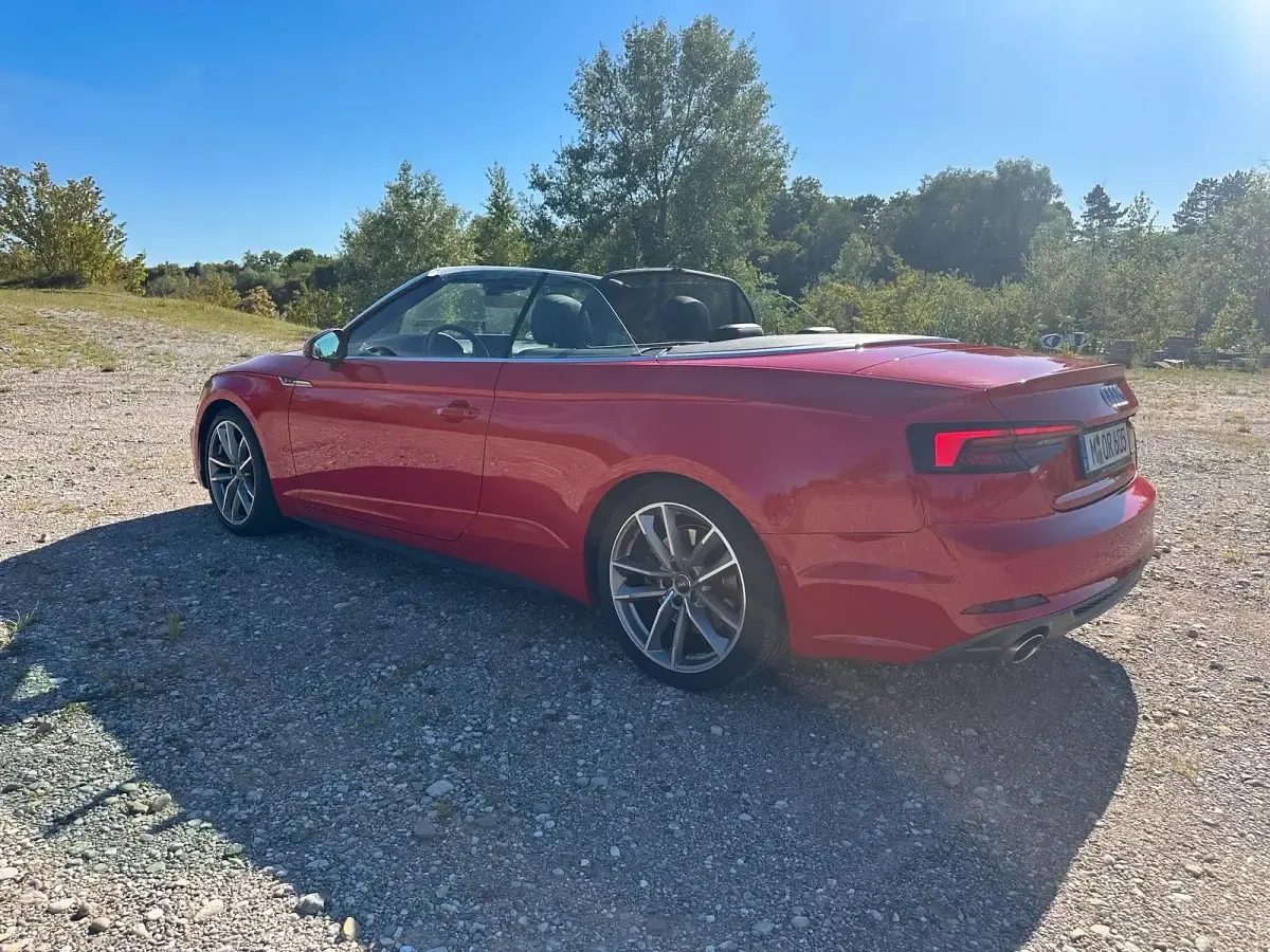Gebraucht Audi A5 Cabriolet S-Line 245 PS (180 kW) 2019 Rot Cabrio