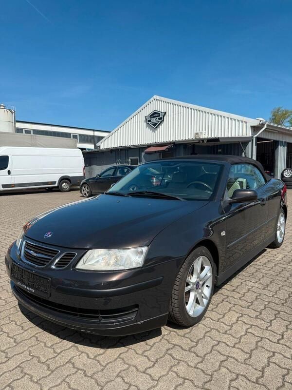 Schwarz Gebraucht 2006 Saab 9-3 Cabriolet Linear Cabrio | 5.499 € (Superpreis) - Bild 1/4