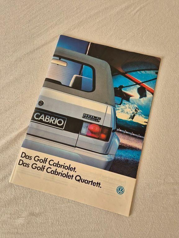 Blau Gebraucht 1989 VW Golf Cabriolet Cabrio | 7.500 € - Bild 1/4
