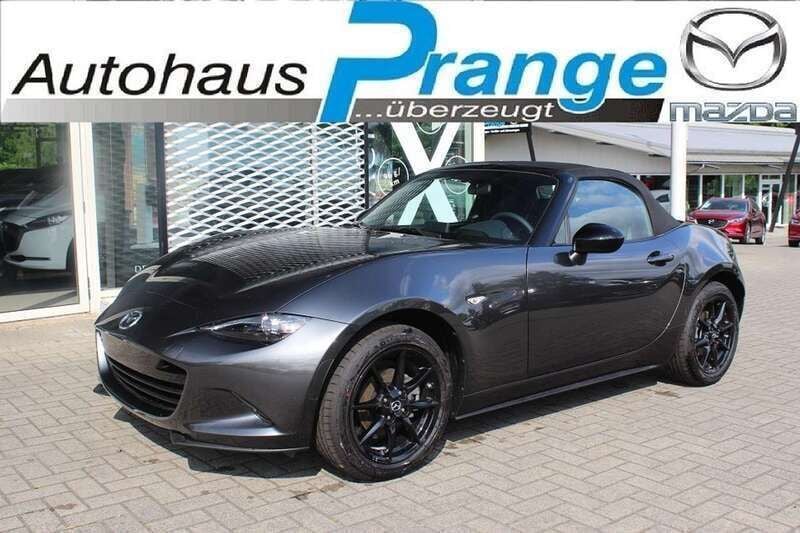 Machine grey Gebraucht 2023 Mazda MX5 Prime-Line Cabrio | 25.985 € (Guter Preis) - Bild 1/4