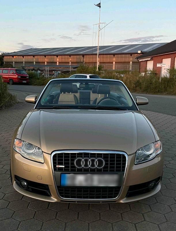 Gold Gebraucht 2009 Audi A4 Cabriolet S-Line Cabrio | 14.000 € - Bild 1/4