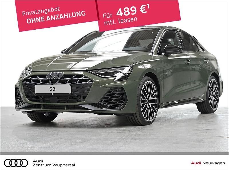 Distriktgrün metallic Gebraucht 2025 Audi S3 Advanced Limousine | 52.960 € - Bild 1/4