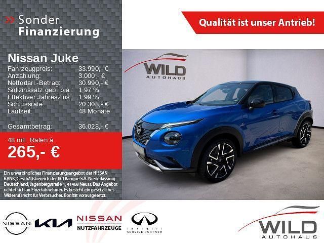 Blau Neu 2025 Nissan Juke 360º SUV | 31.790 € (Etwas zu teuer) - Bild 1/4