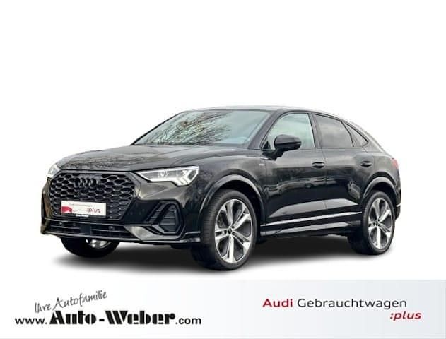 Mythosschwarz metallic Gebraucht 2024 Audi Q3 Sportback S-Line SUV | 48.480 € (Teuer) - Bild 1/4