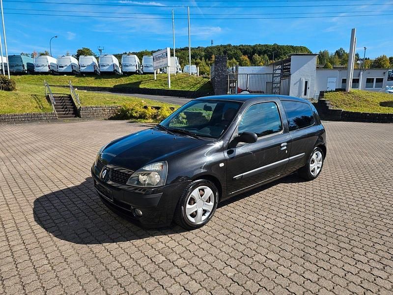Schwarz Gebraucht 2003 Renault Clio II Authentique Limousine | 888 € (Superpreis) - Bild 1/4
