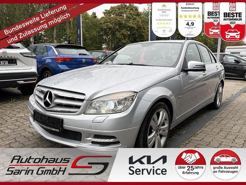 Silber Gebraucht 2010 Mercedes C200 Avantgarde Limousine | 12.999 € (Teuer) - Bild 1/4