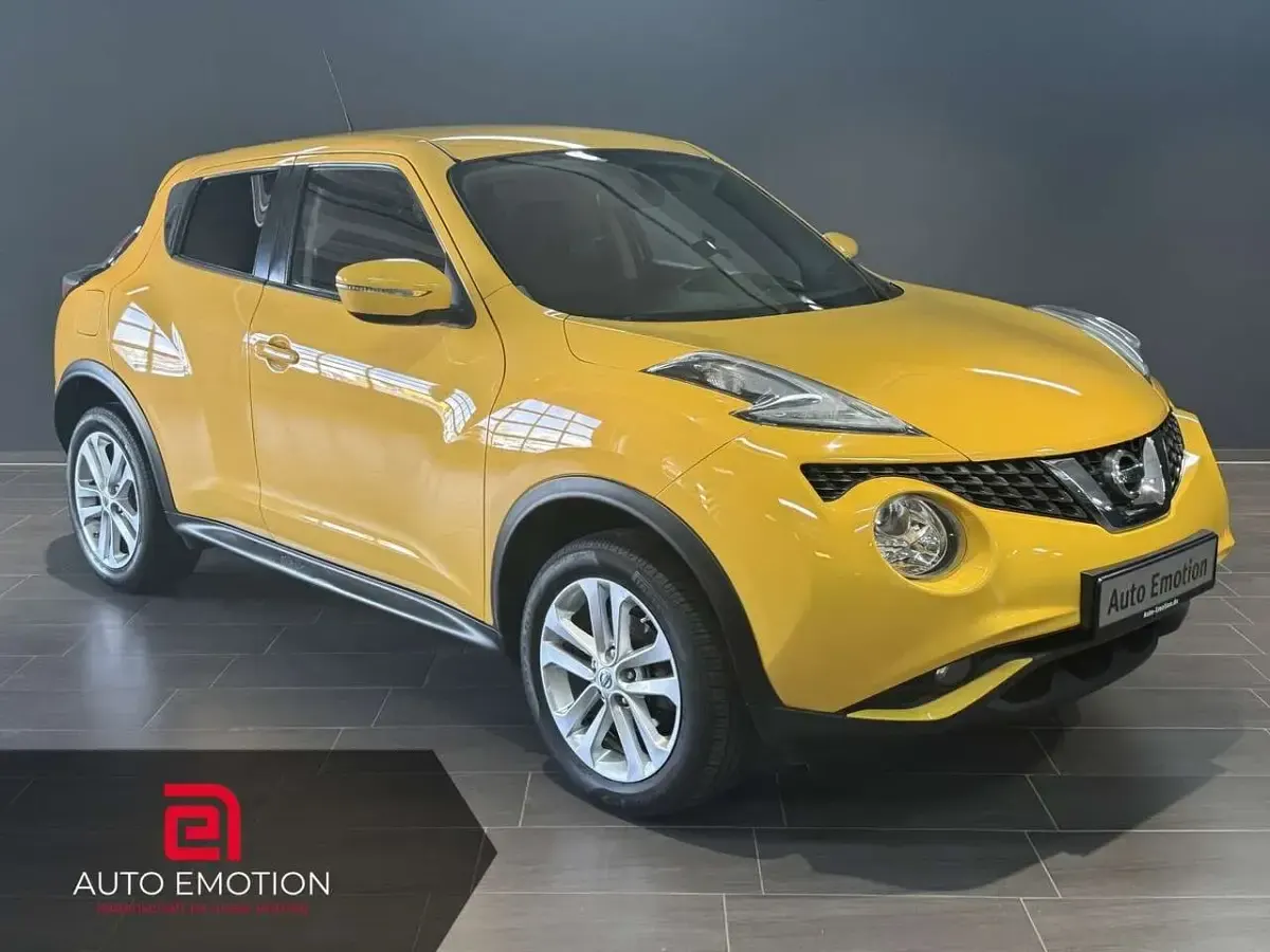 Gebraucht Nissan Juke Acenta 110 PS (80 kW) 2014 Gelb SUV