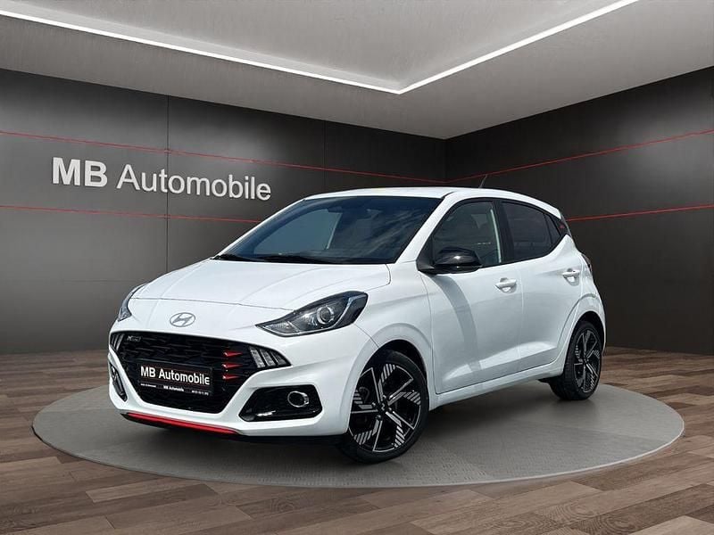 Weiß Gebraucht 2024 Hyundai i10 N Line Kleinwagen | 15.980 € (Superpreis) - Bild 1/4