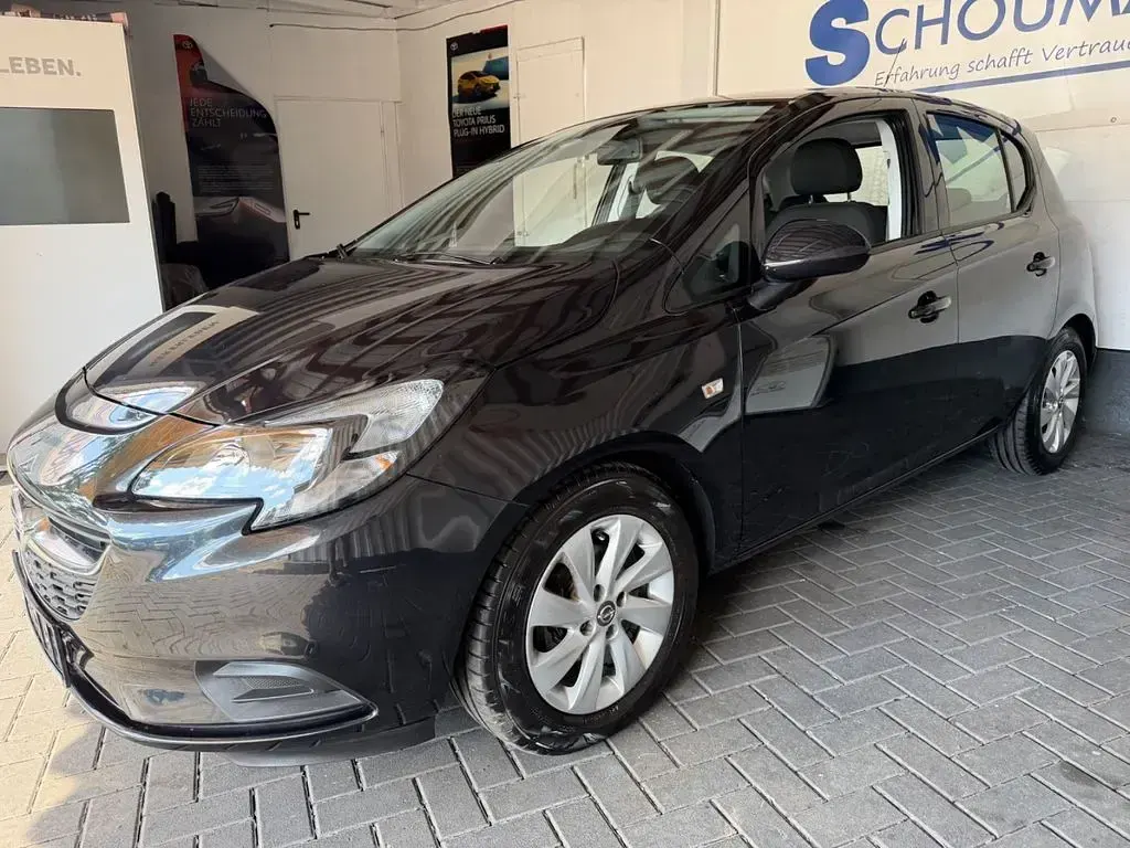 Gebraucht Opel Corsa Edition 90 PS (66 kW) 2015 Schwarz Kleinwagen