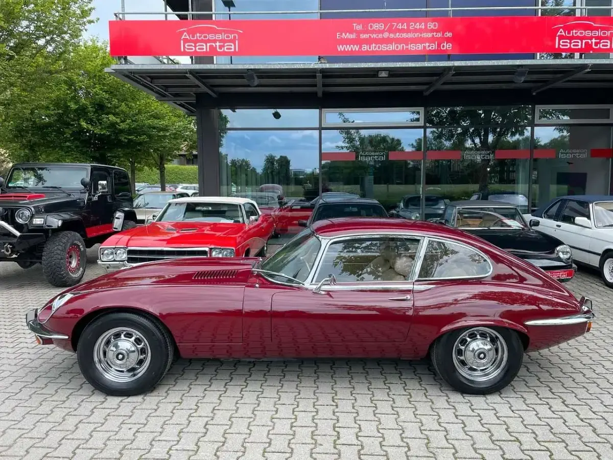 Occasion Jaguar E-Type 276 PK (202 kW) 1971 Rood Coupé