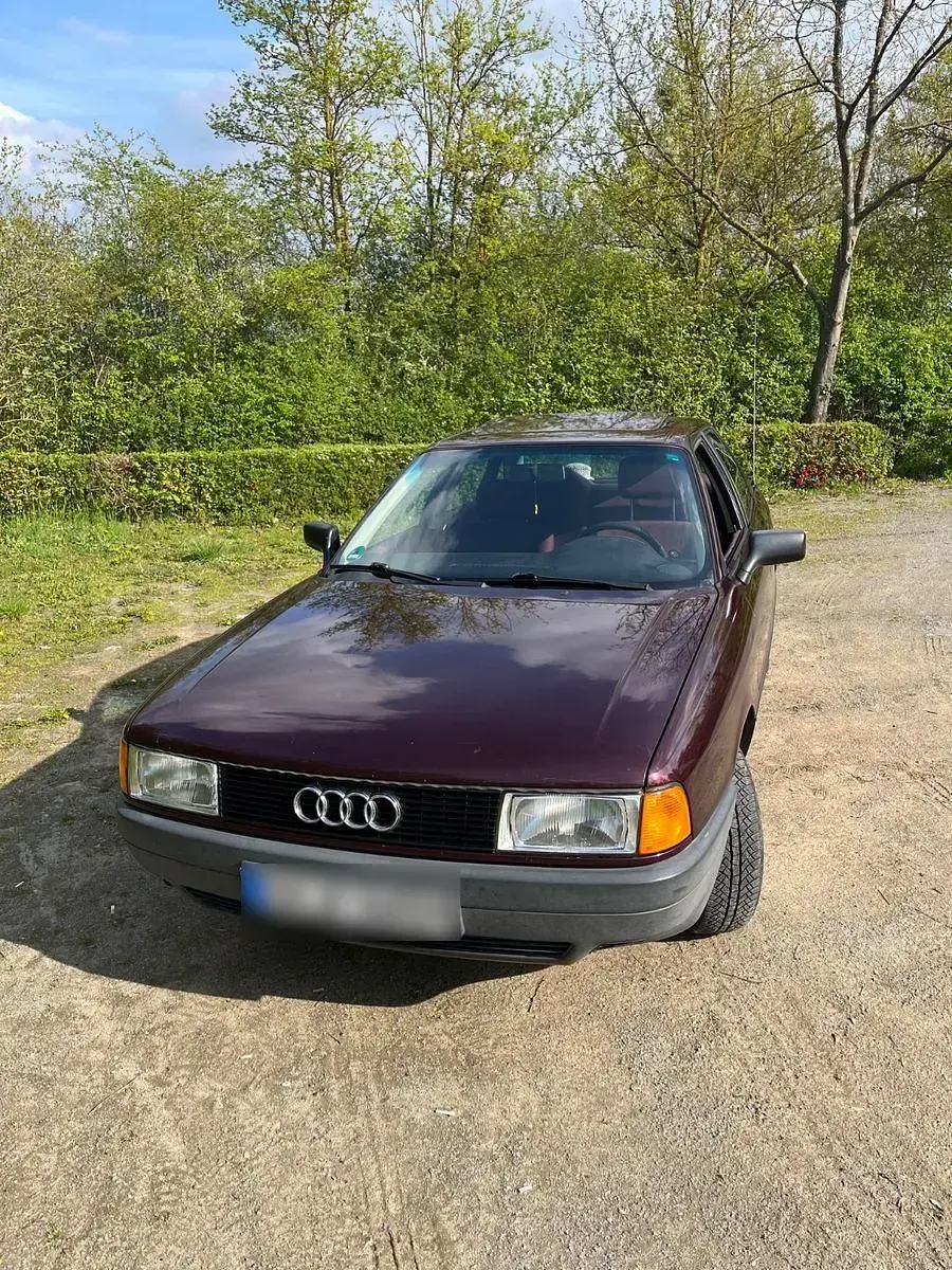 Käytetty Audi 80 70 HP (51 kW) 1990 Punainen Sedan