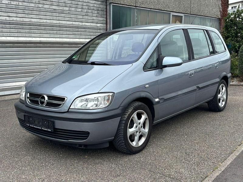 Grau Gebraucht 2004 Opel Zafira Elegance Van / Kleinbus | 1.750 € (Fairer Preis) - Bild 1/4