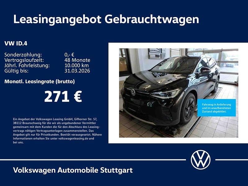 Gebraucht VW ID.4 Pure 125 kW (170 PS) 2022 Grenadillschwarz metallic SUV