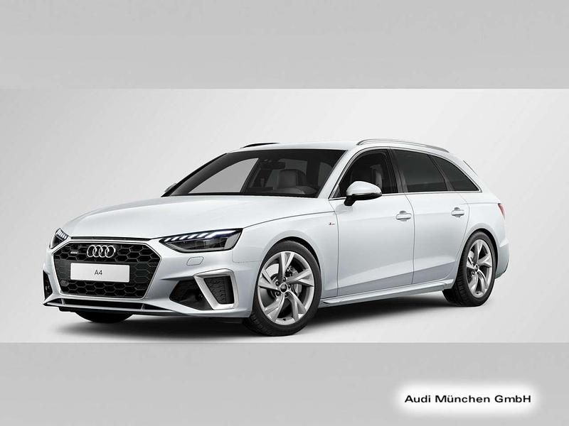 Gebraucht Audi A4 S-Line 204 PS (150 kW) 2024 Gletscherweiß metallic Kombi