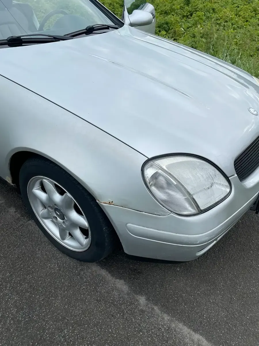 Second-hand Mercedes SLK200 136 CP (100 kW) 1998 Argintiu Cabrio