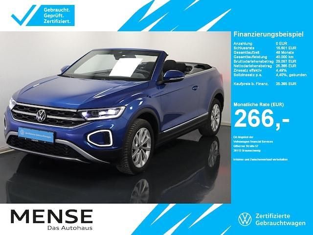 Ravennablau Gebraucht 2023 VW T-Roc Style SUV | 23.885 € (Fairer Preis) - Bild 1/4