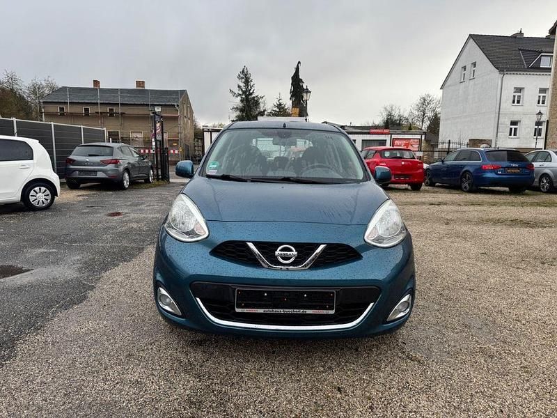 Gebraucht Nissan Micra Acenta 98 PS (72 kW) 2014 Blau Kleinwagen