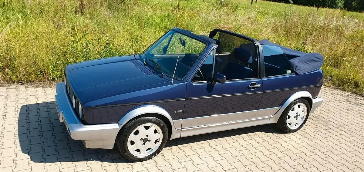 Brugt VW Golf Cabriolet 98 HK (72 kW) 1991 Blå Cabriolet