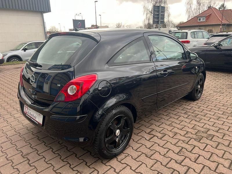 Gebraucht Opel Corsa Edition 90 PS (66 kW) 2008 Schwarz Kleinwagen