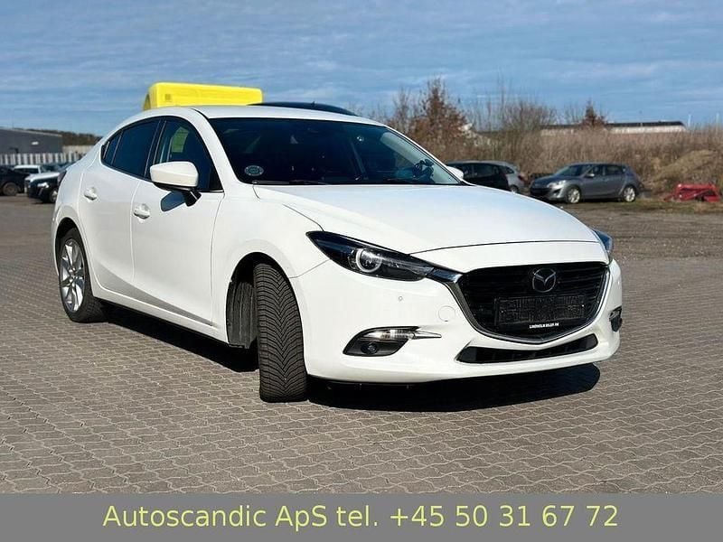 Gebraucht Mazda 3 Exclusive-Line 120 PS (88 kW) 2018 Weiß Limousine