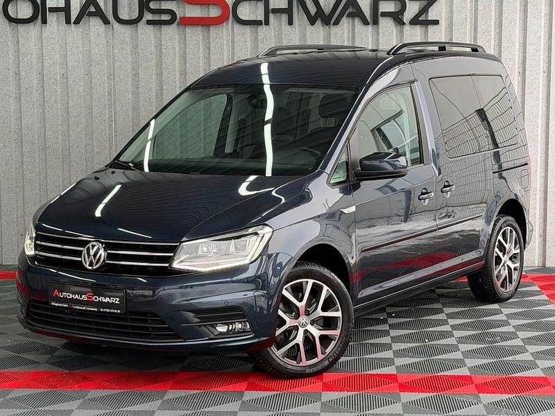 Gebraucht VW Caddy Comfortline 131 PS (96 kW) 2019 Starlight blue metallic Van / Kleinbus