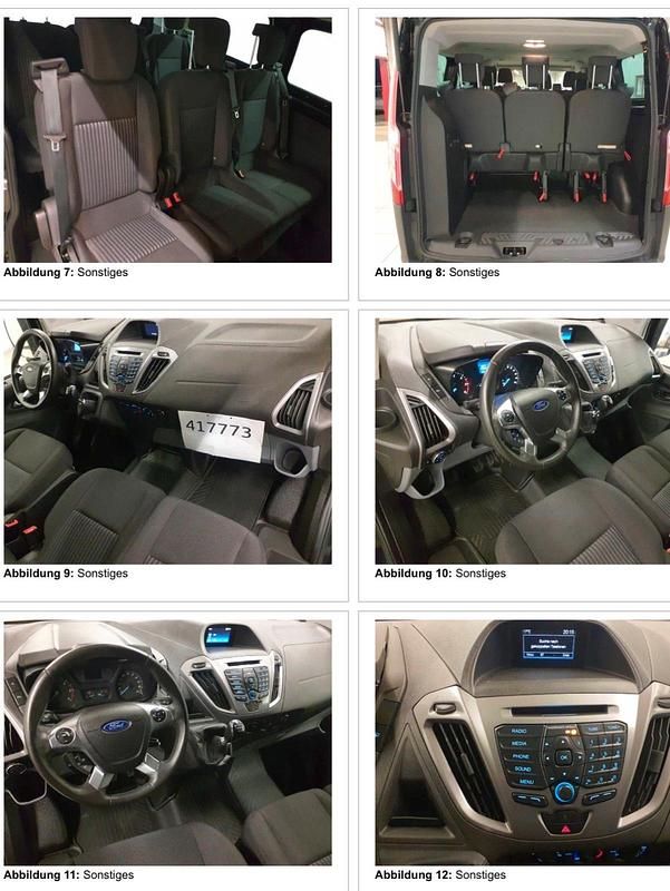 Gebraucht Ford Transit Custom Trend 131 PS (96 kW) 2016 Schwarz Van / Kleinbus