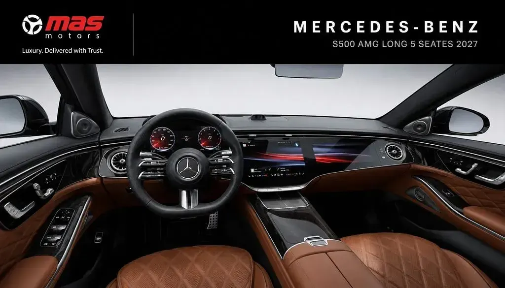 Neu Mercedes S500 AMG 381 PS (280 kW) 2026 Grau Limousine