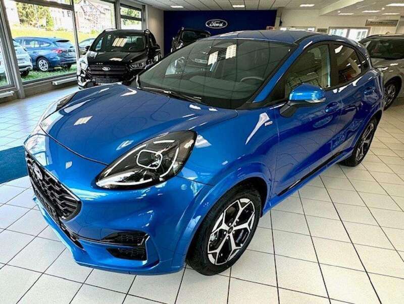Dynamicblau metallic Gebraucht 2024 Ford Puma ST-Line SUV | 26.499 € (Fairer Preis) - Bild 1/4