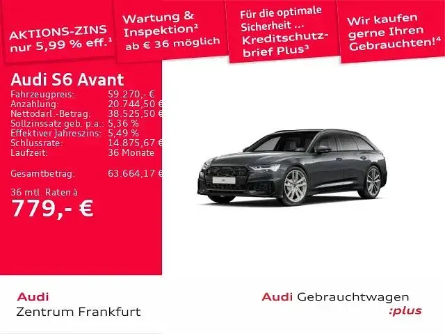 Gebraucht Audi S6 Sport 344 PS (253 kW) 2024 Grau Kombi