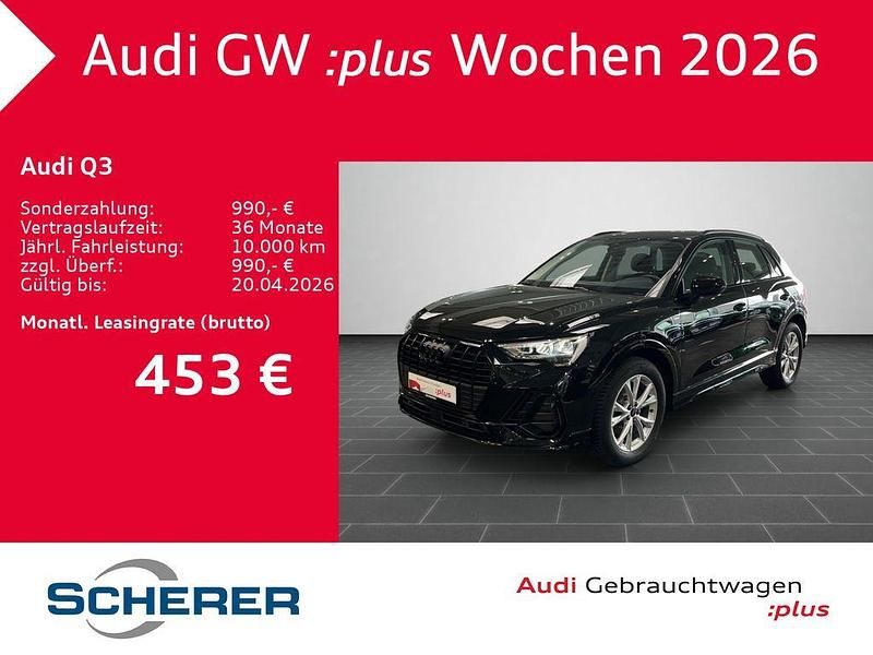 Gebraucht Audi Q3 Ambiente 150 PS (110 kW) 2025 Mythosschwarz metallic (metallic) SUV