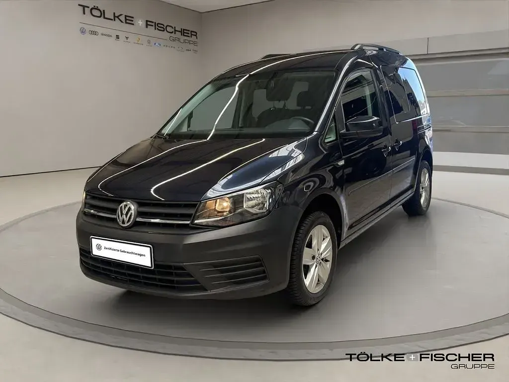 Gebraucht VW Caddy Trendline 125 PS (91 kW) 2018 Blau Van / Kleinbus