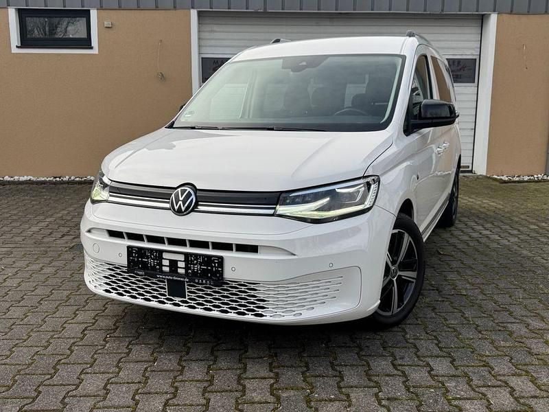 Gebraucht VW Caddy Maxi Style 122 PS (89 kW) 2021 Weiß Van / Kleinbus