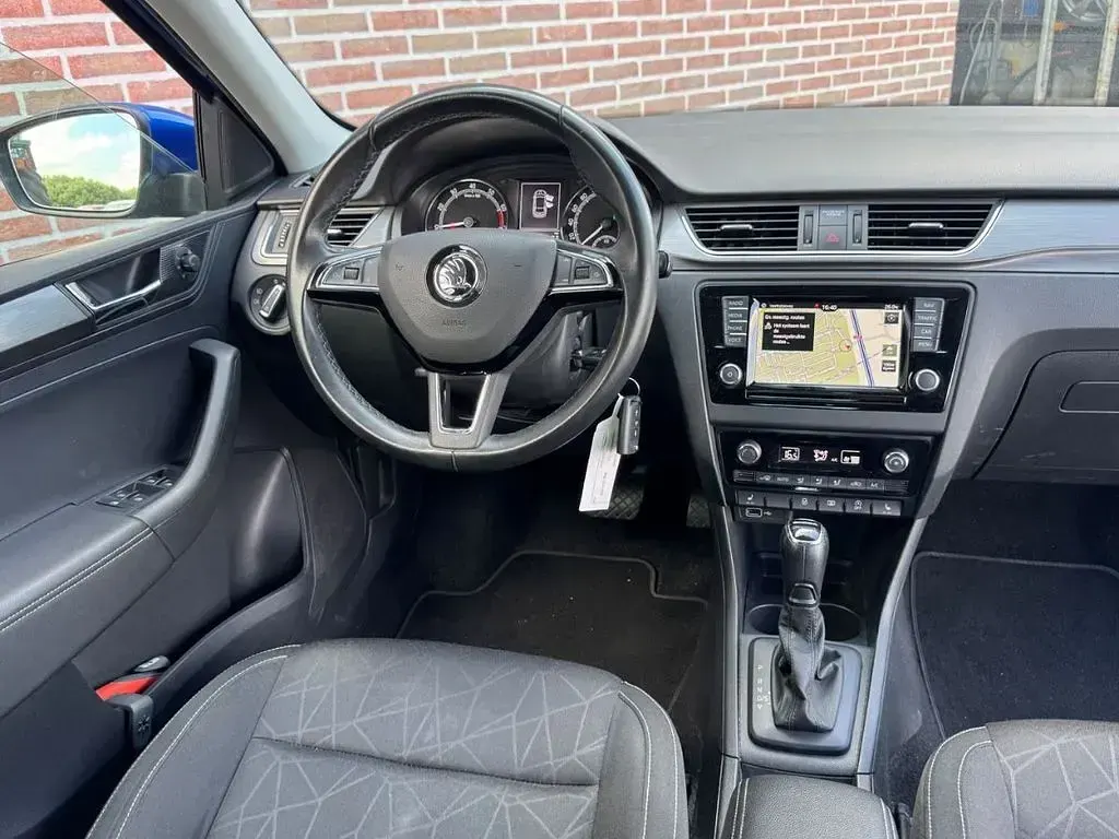 Gebraucht Skoda Rapid Clever 110 PS (80 kW) 2018 Blau Kleinwagen