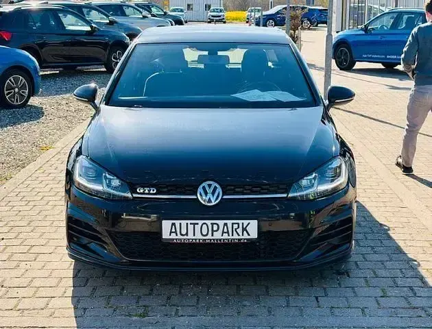 Gebraucht VW Golf VII GTD 184 PS (135 kW) 2018 Schwarz Limousine