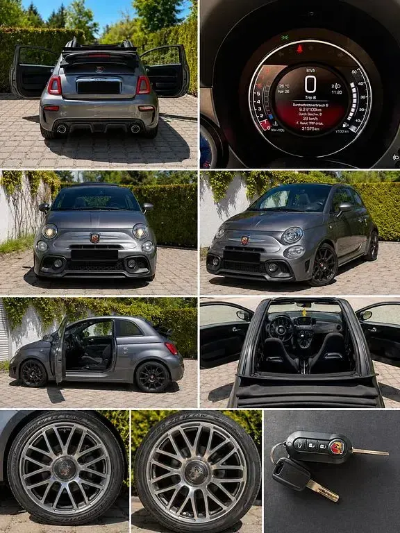 Usata Abarth 595C 165 CV (121 kW) 2021 Grigio Cabrio